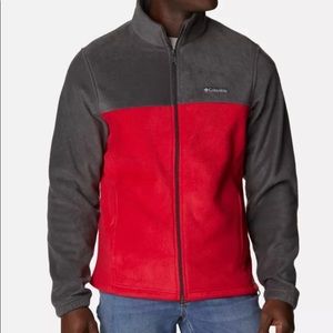 NEW! Columbia fleece jacket (Red)